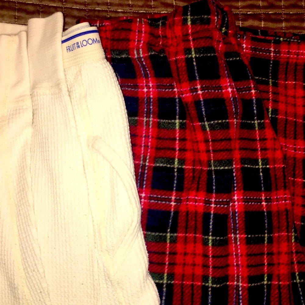 2 pairs pj pajama bottoms
